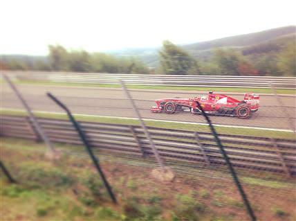 Ferrari at speed (Custom)