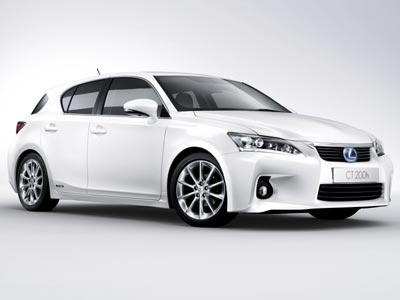 レクサス CT 200h ホワイト New Lexus CT 200h for Paris Motor Show