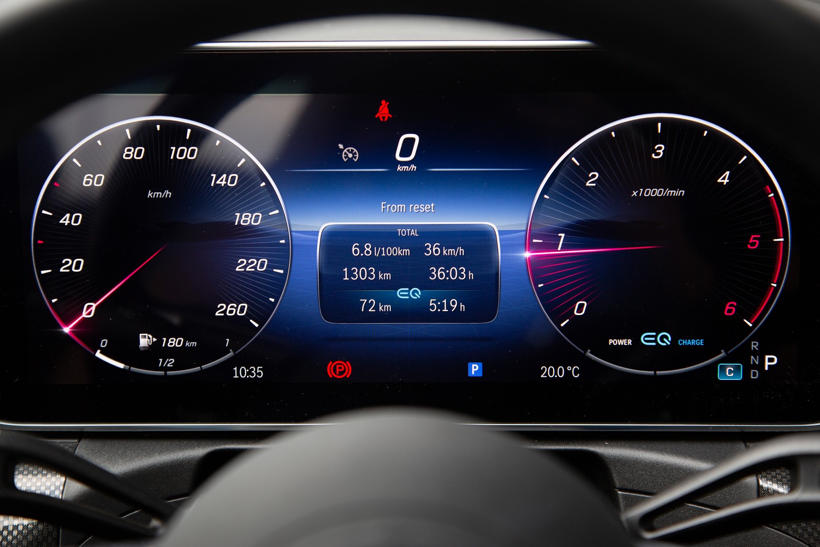 2022 Merc C-Class C220d instrument cluster