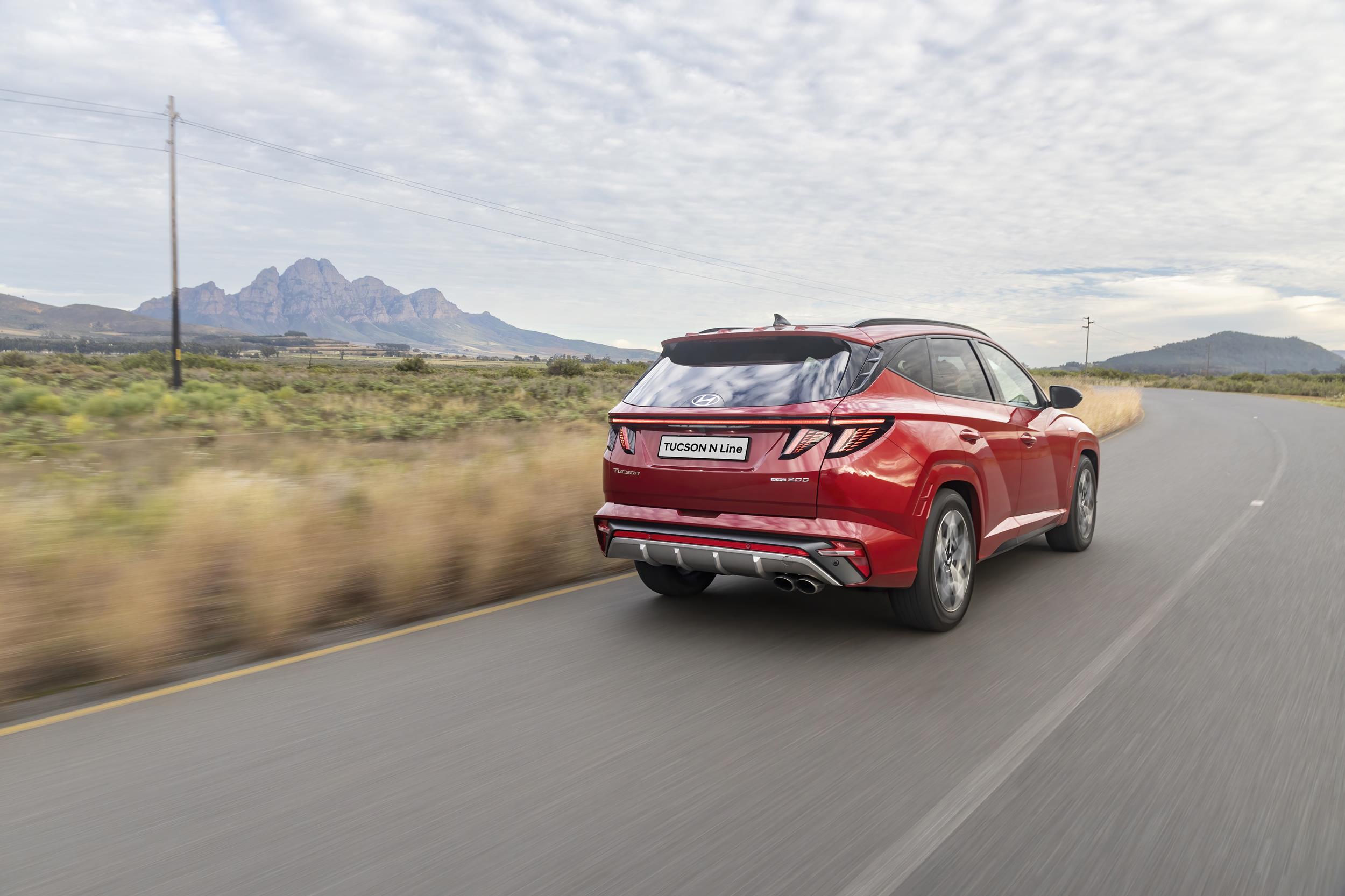 Hyundai Tucson N-Line driving