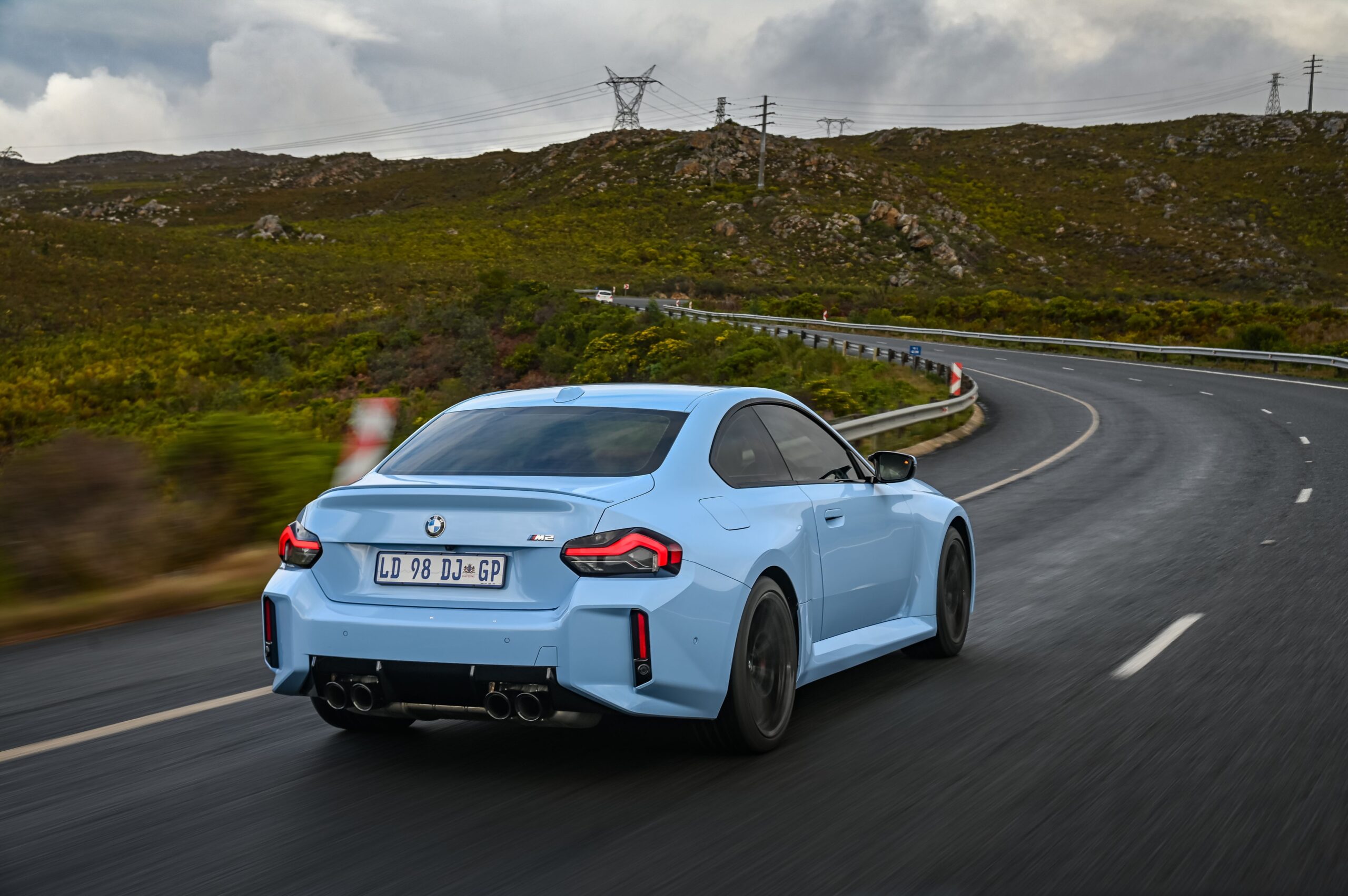 BMW M2 rear driving