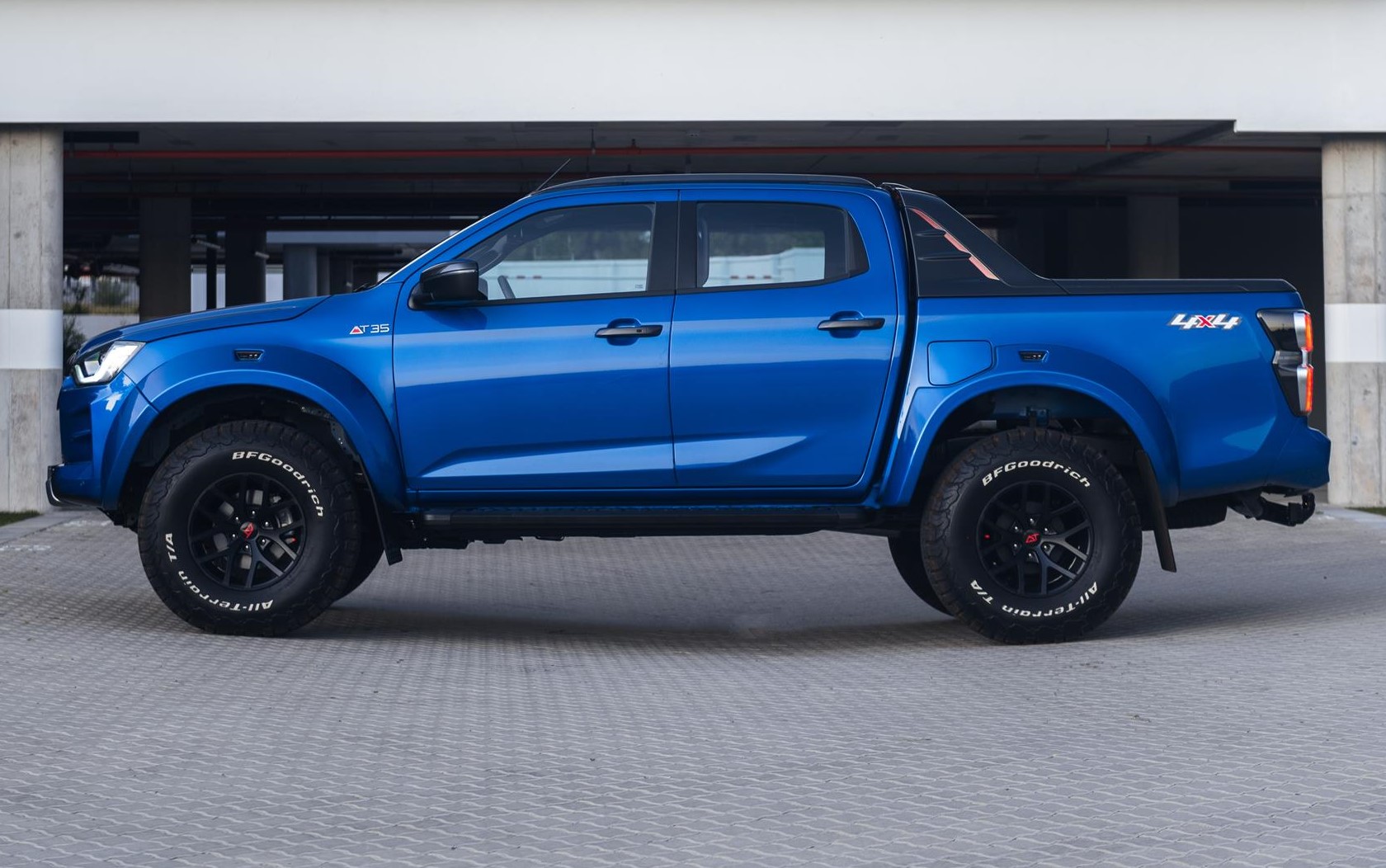 The Isuzu D-Max AT35 comes shod with 35-inch BF Goodrich tyres.