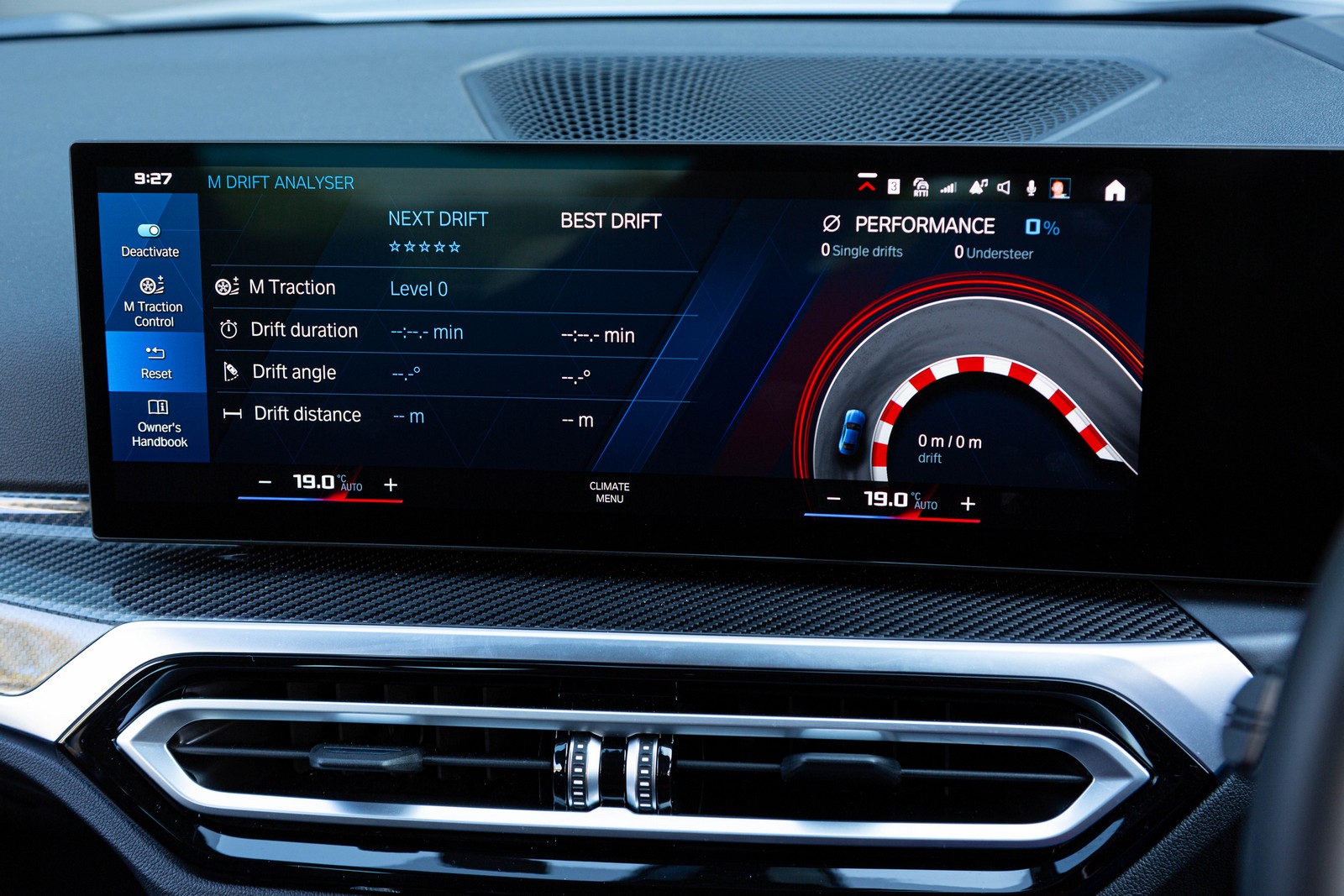 BMW M2 drift analyser