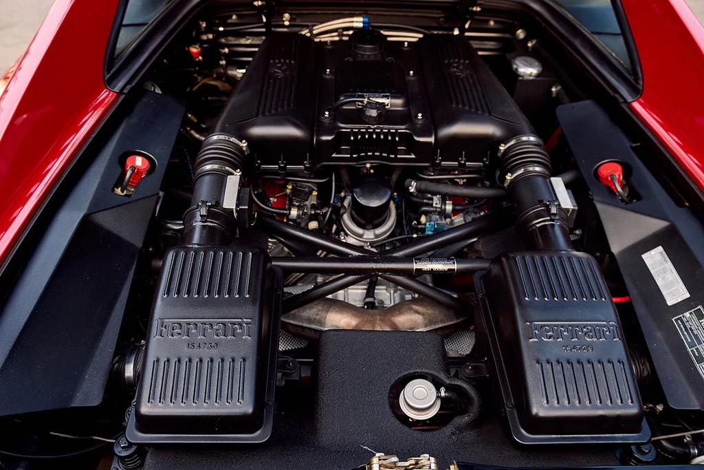 Ferrari F355 Special engine bay.