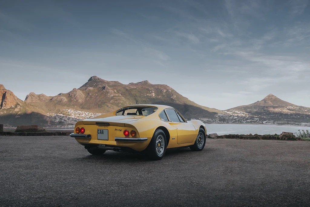Dino 246 GT rear three-quarter view