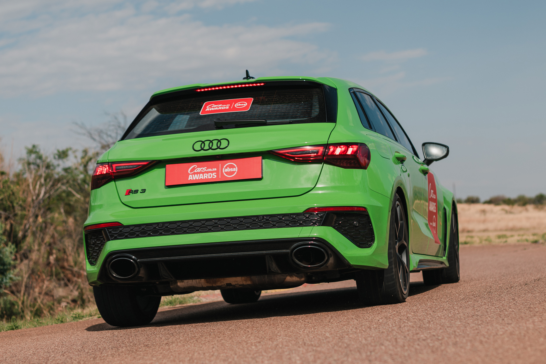 2025 CarsAwards Performance Car finalist Audi RS3 rear view