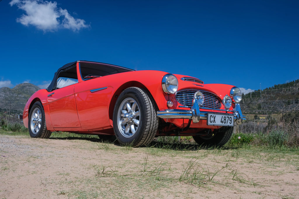 Austin-Healey front 3-quarter view