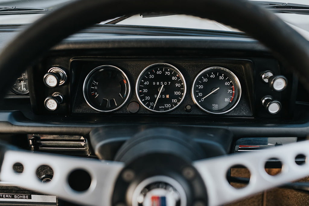 BMW 2002tii instrument cluster