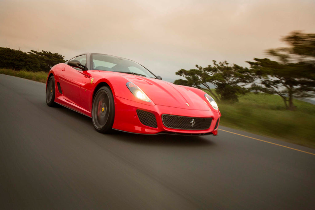 Ferrari 599 GTO front tracking shot