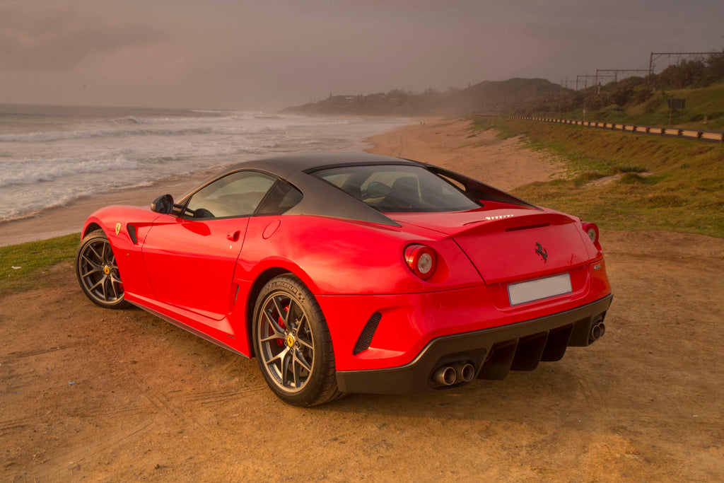 Ferrari 599 GTO rear three-quarter view
