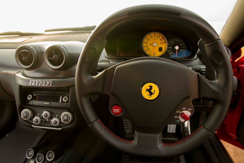 Ferrari 599 GTO driver's view