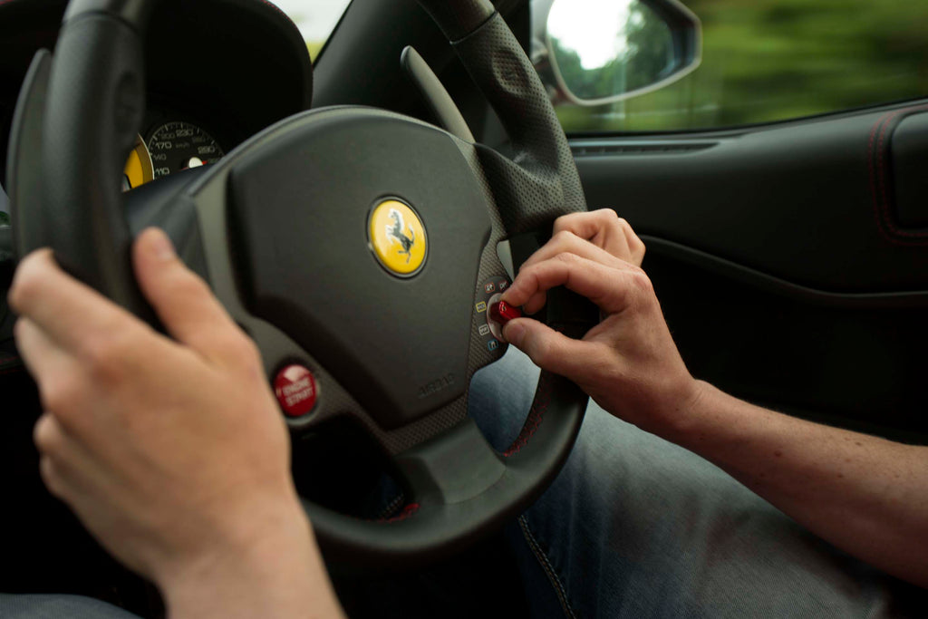 Ferrari 599 GTO steering wheel