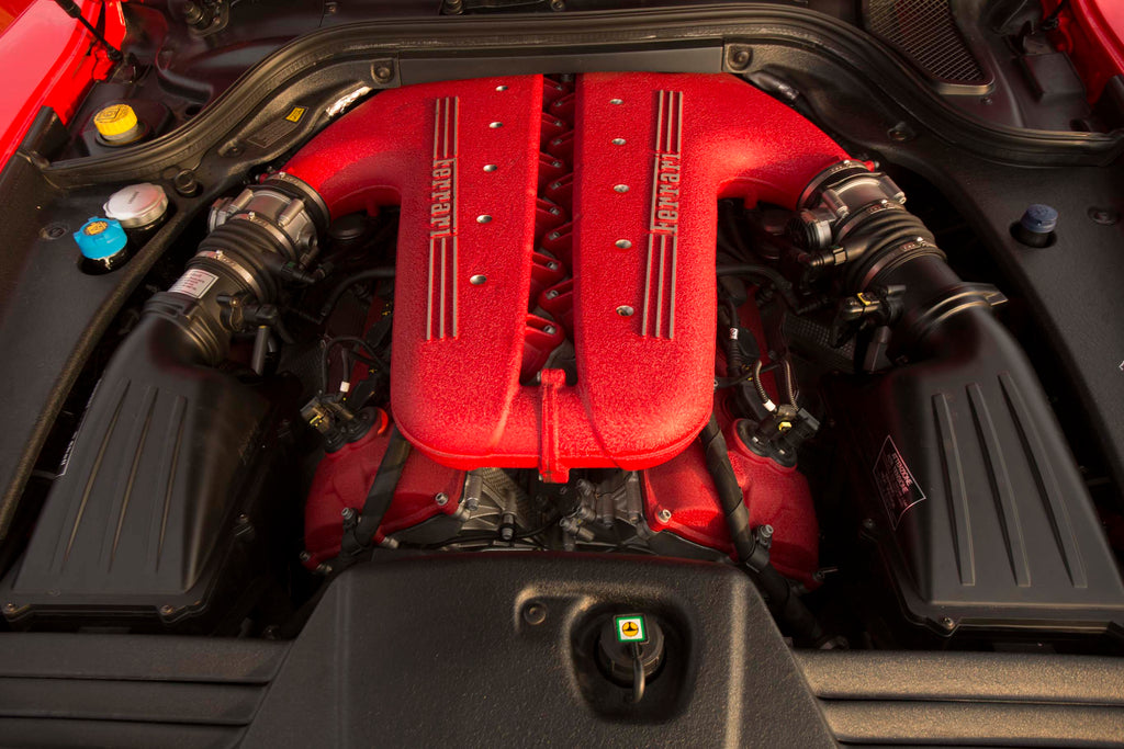 Ferrari 599 GTO engine bay