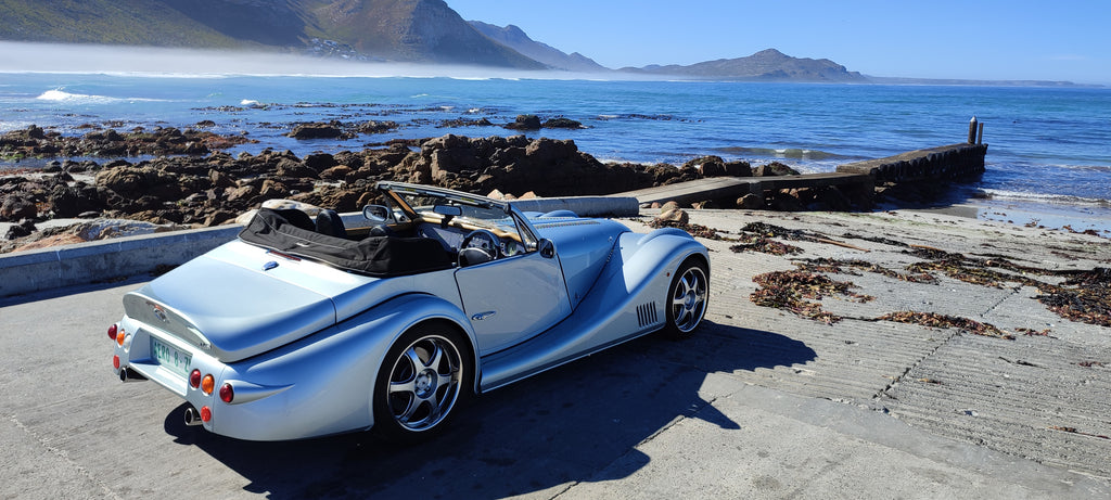 Morgan Aero 8 rear three-quarter view