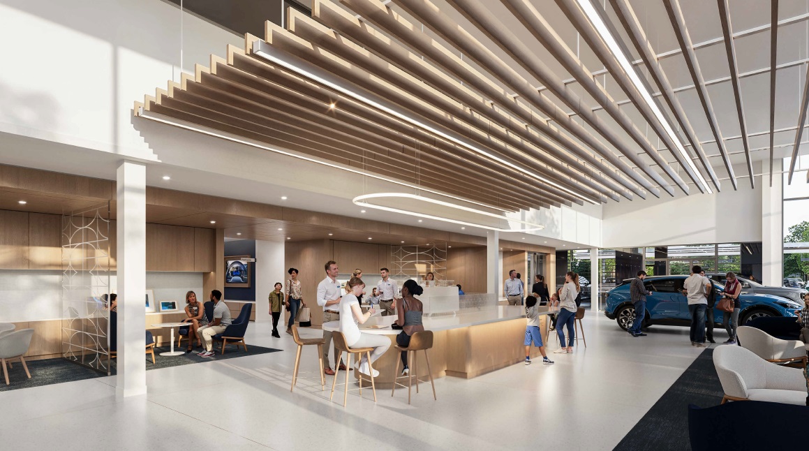 Modern Ford Dealership look