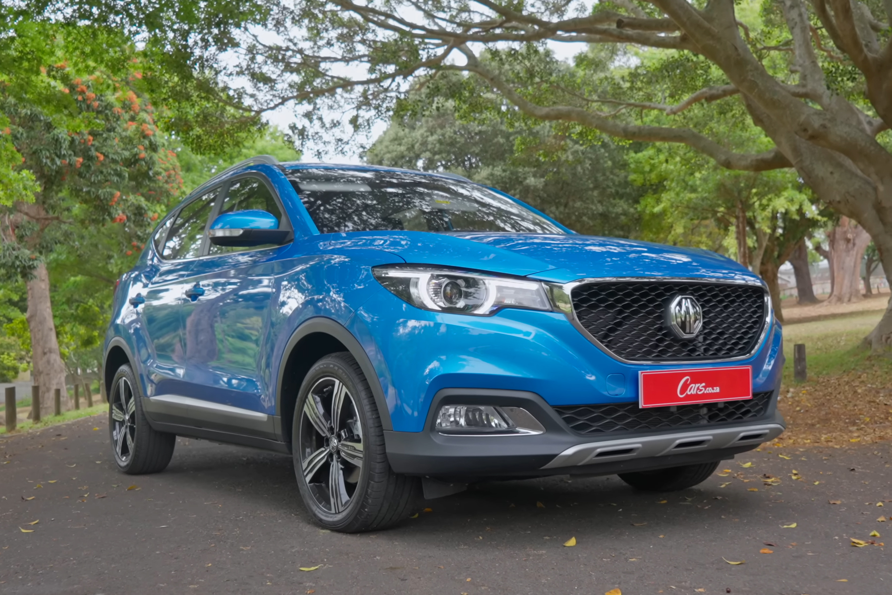 MG ZS Review: Front three-quarter view
