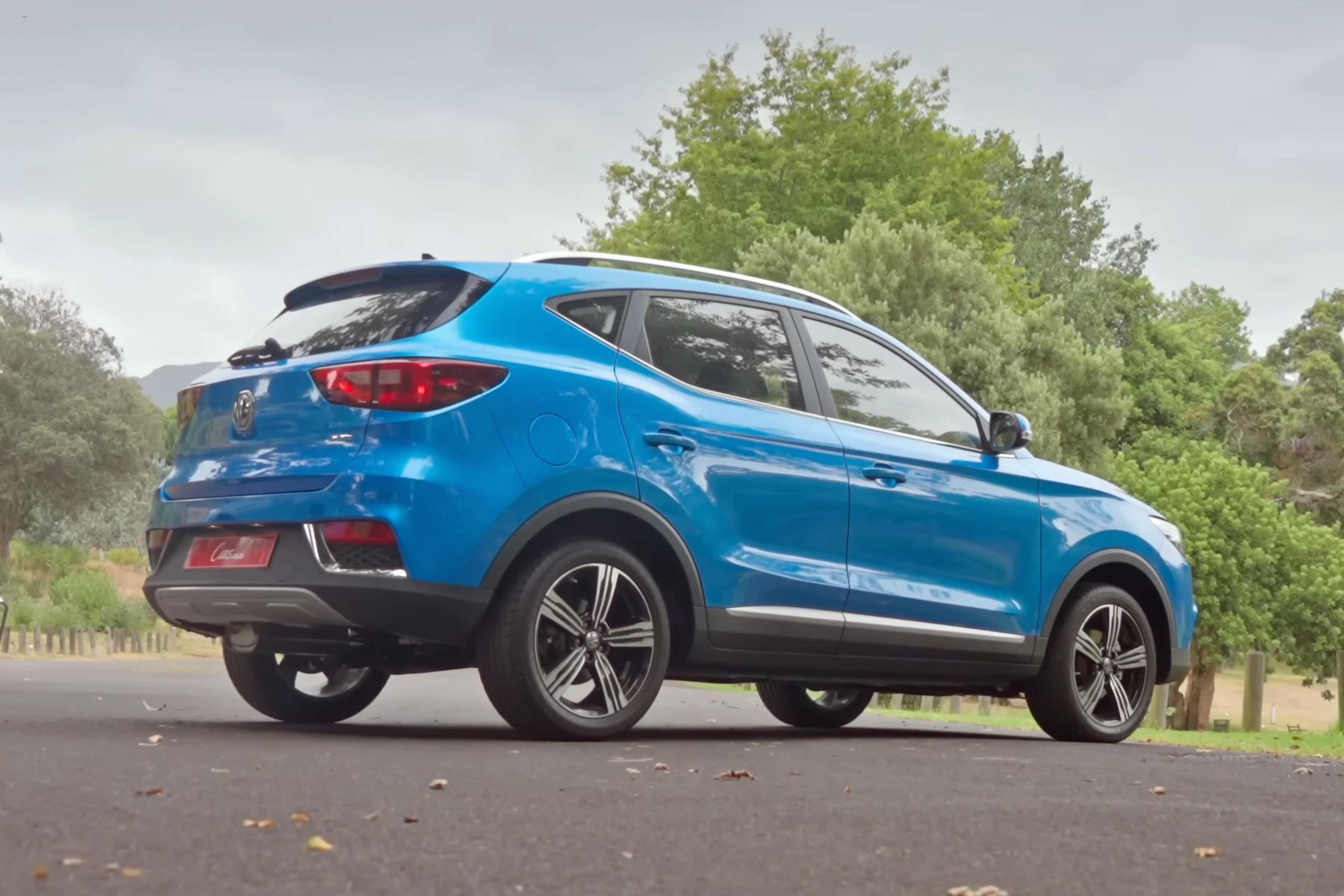 MG ZS Review: Rear three-quarter view