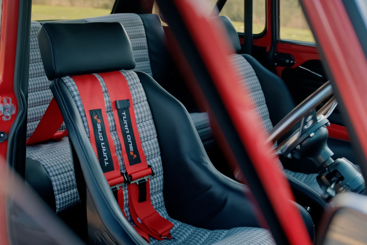 Nadia Vijloen's Monte Carlo Rally Mini sports seats