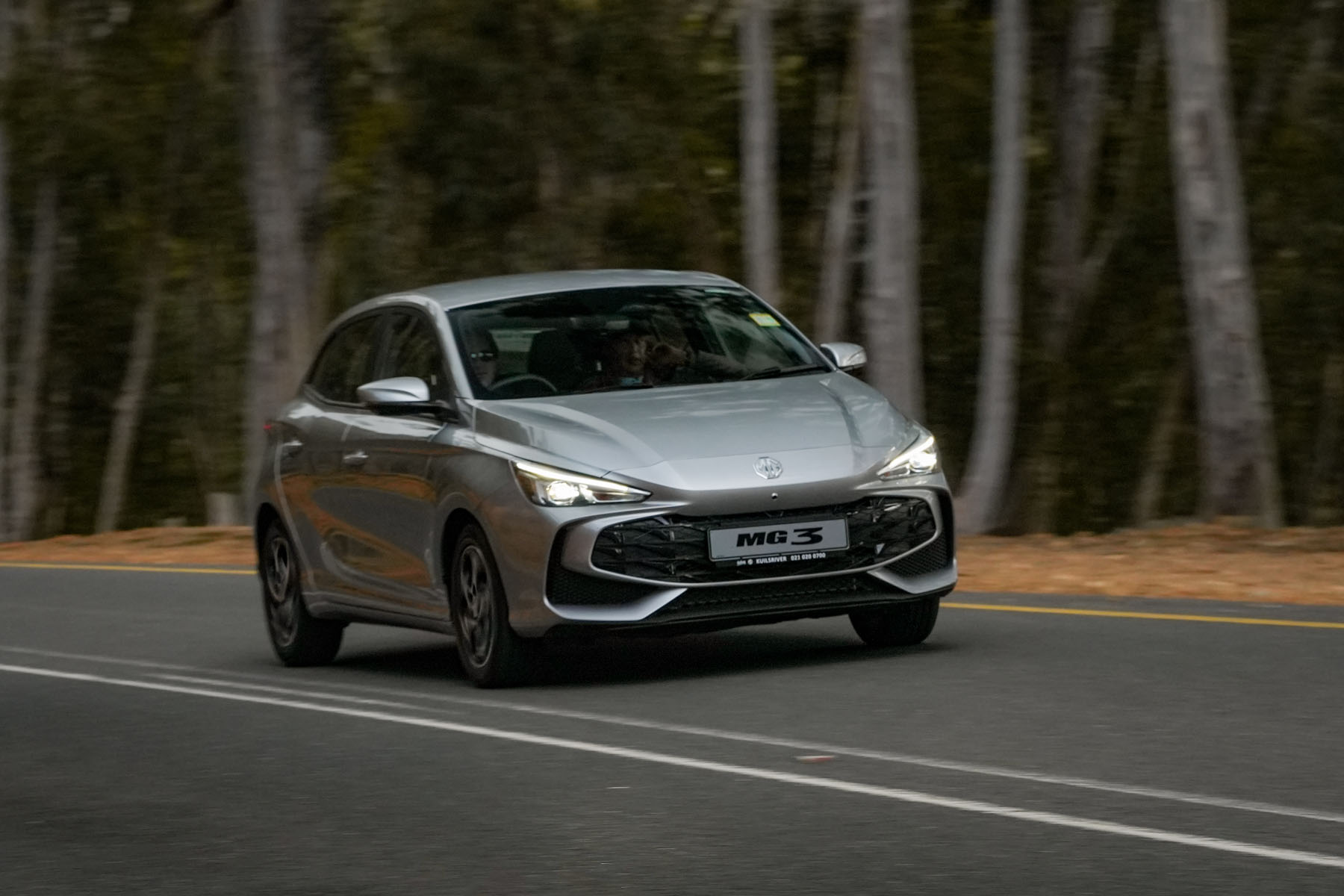 MG3 launch review: Front driving shot