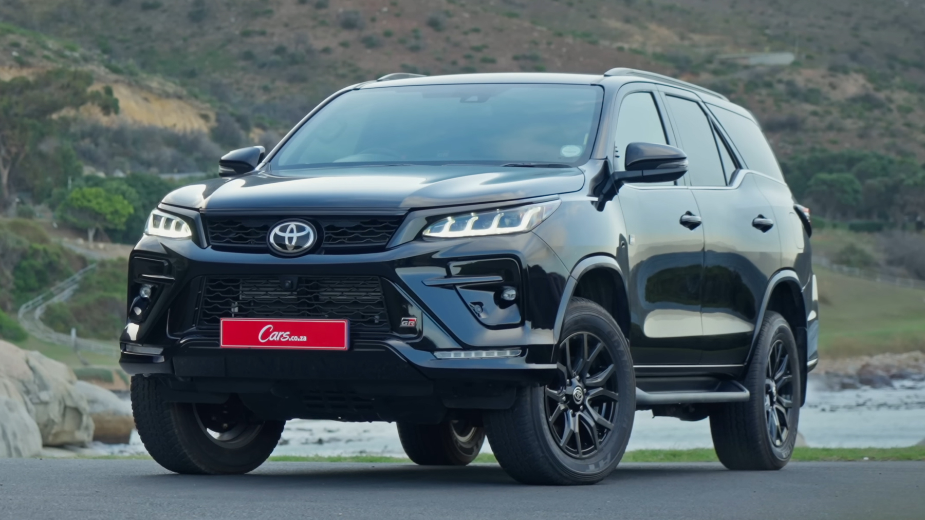 Toyota Fortuner GR-S front three-quarter view