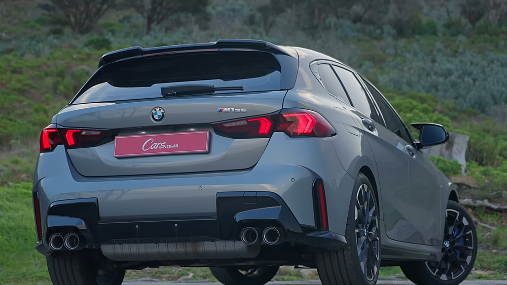 BMW M135 xDrive rear view