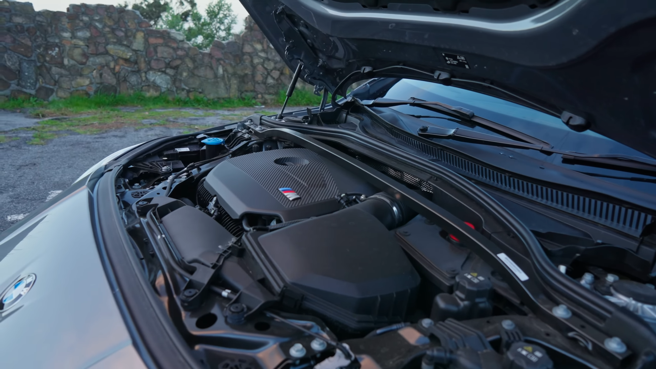 BMW M135 xDrive engine bay