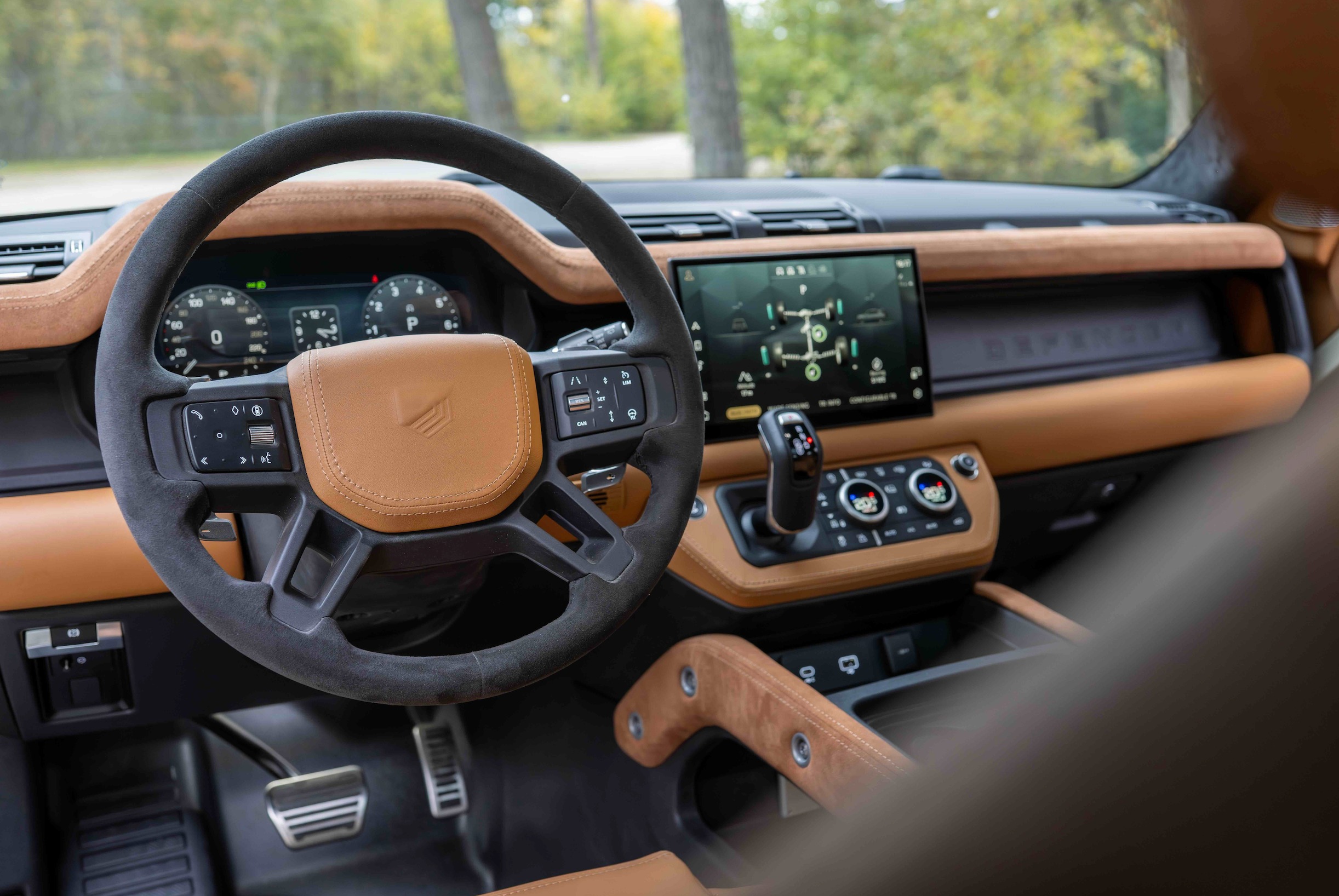 Defender Bakkie interior