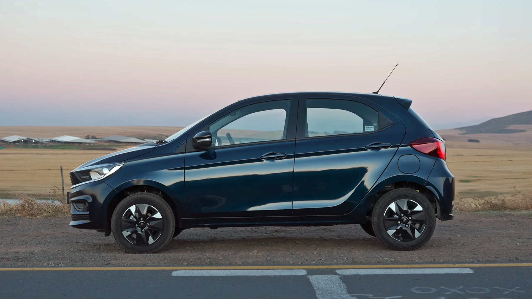 Tata Tiago profile view