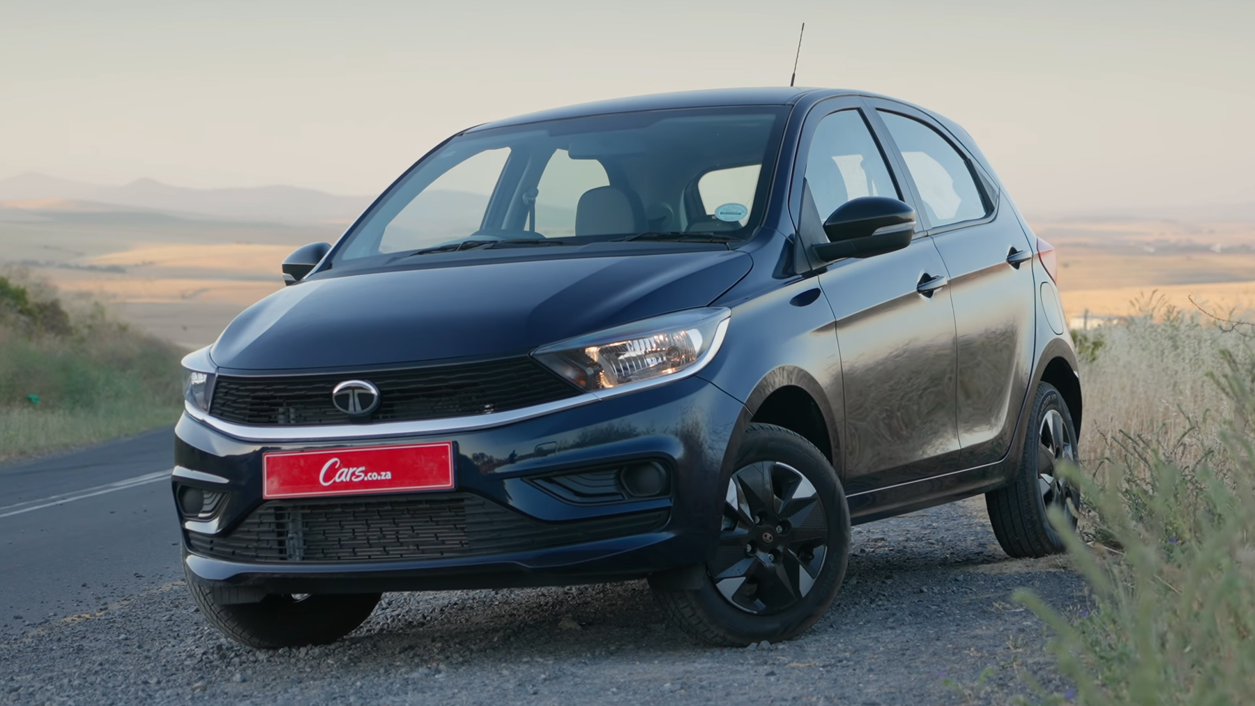 Tata Tiago front three-quarter view