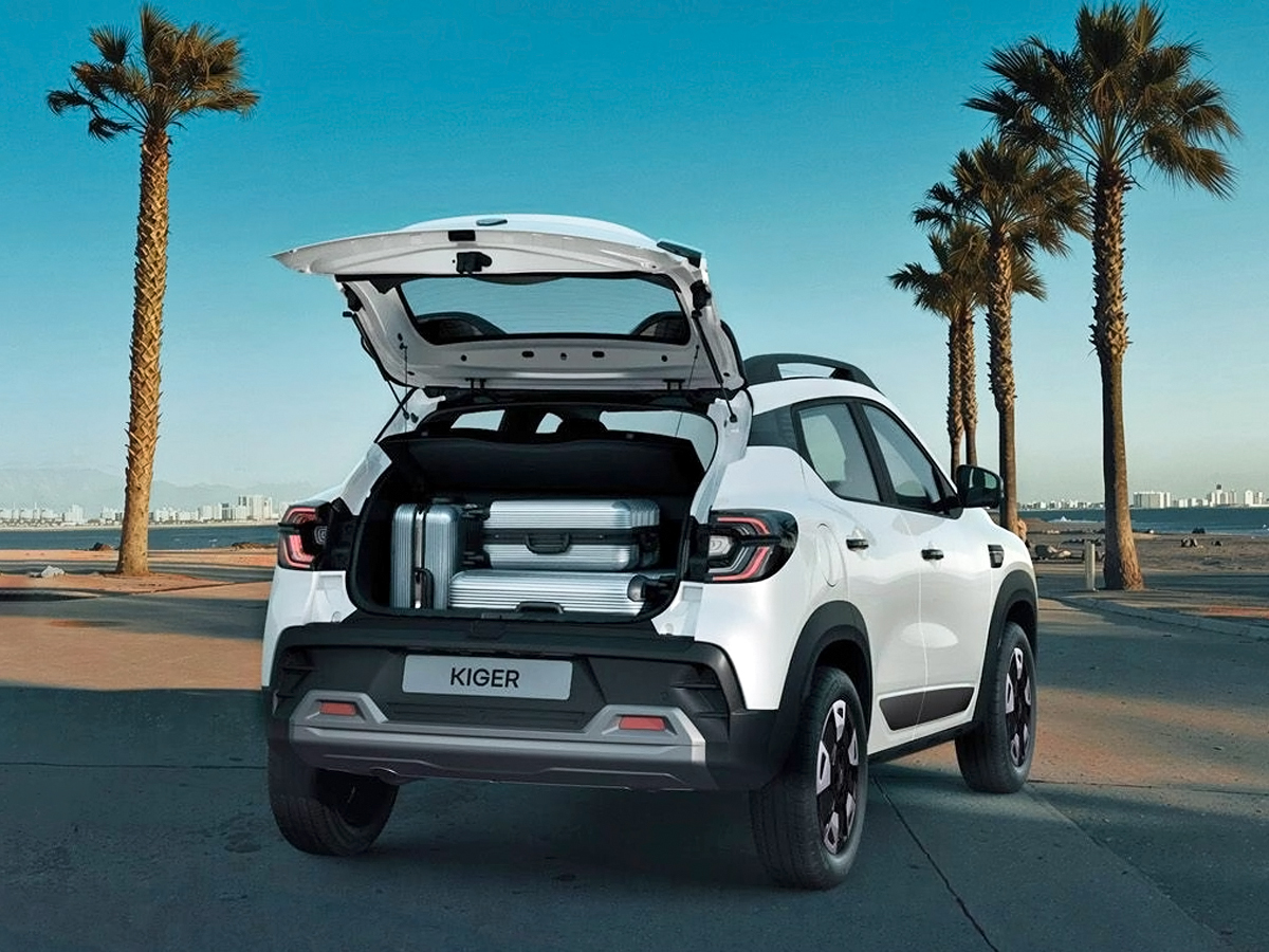 Renault Kiger facelift open boot