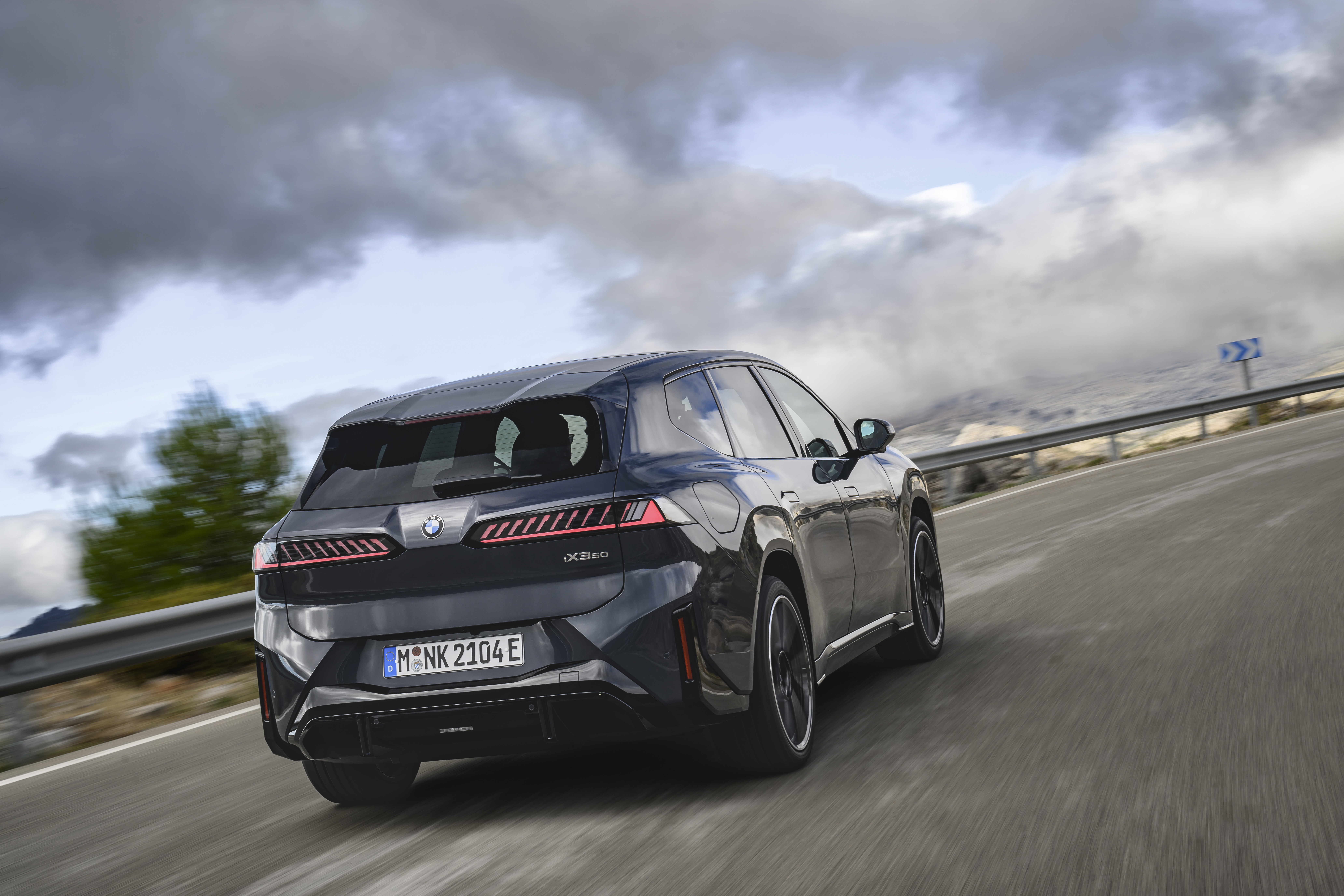 BMW iX3 rear view