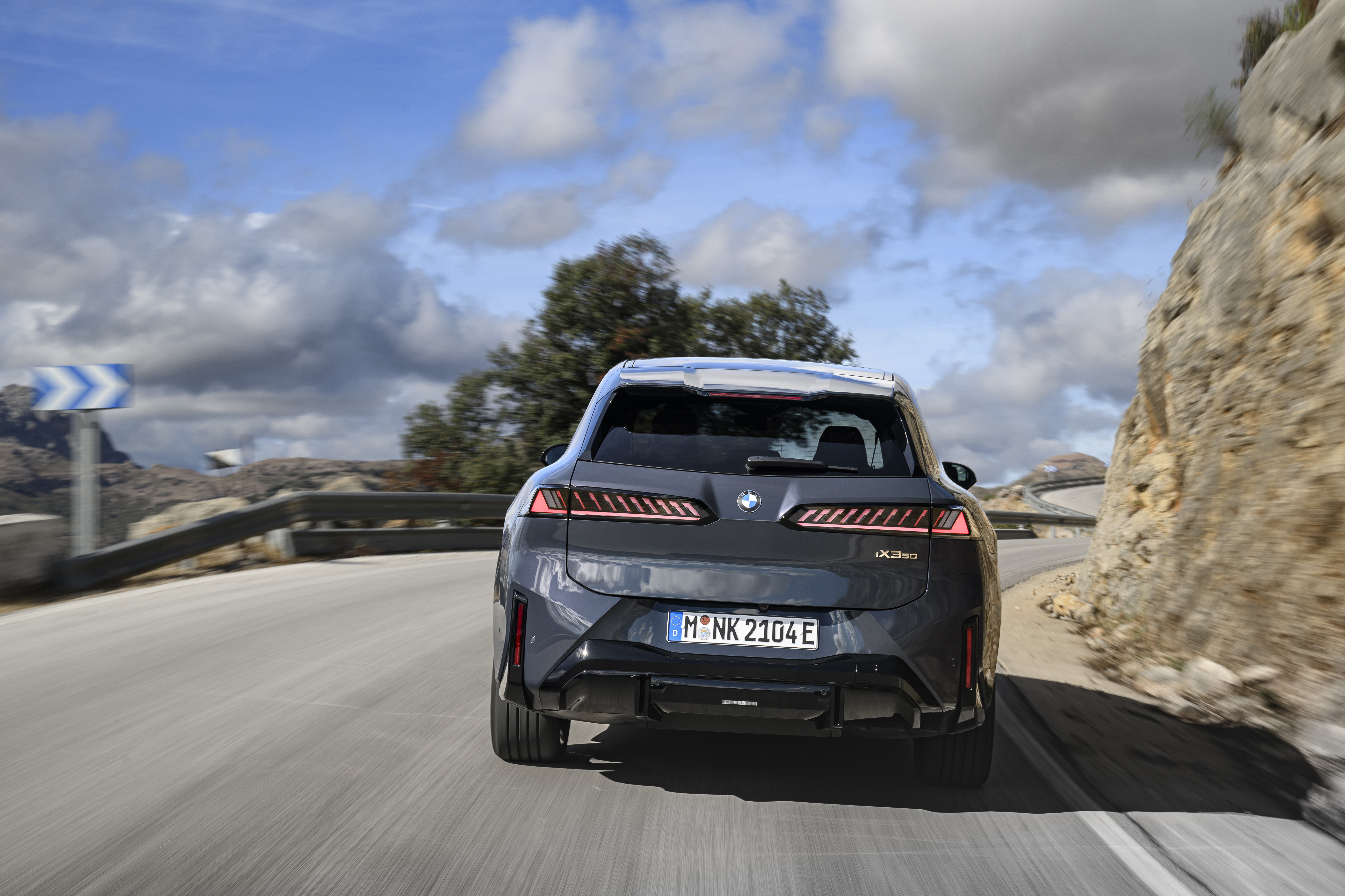 BMW iX3 rear view