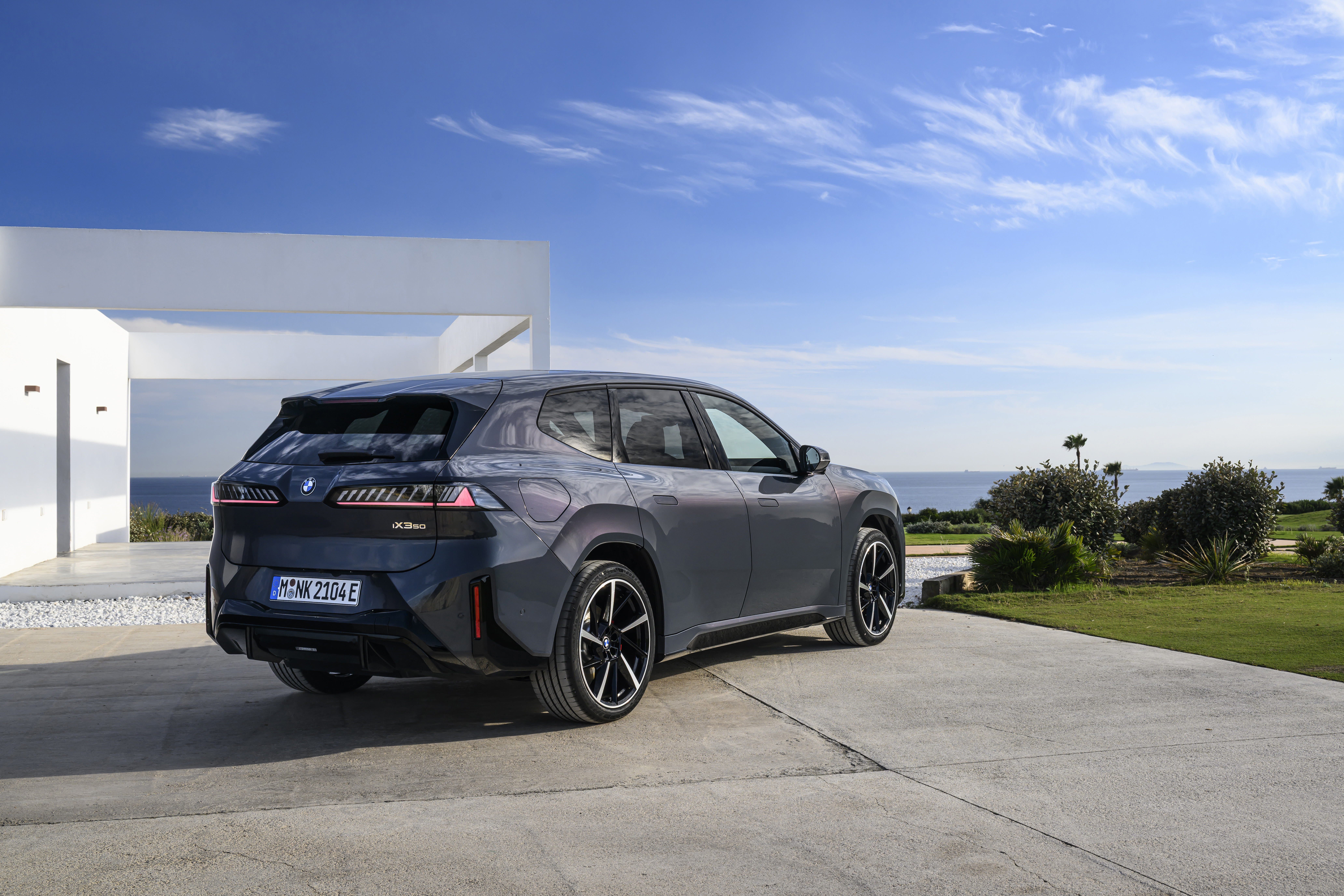 BMW iX3 rear view