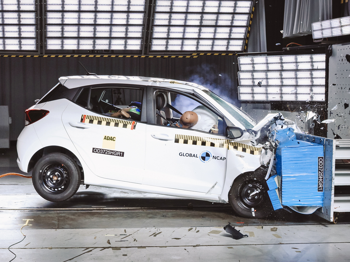 Hyundai Grand i10 crash test