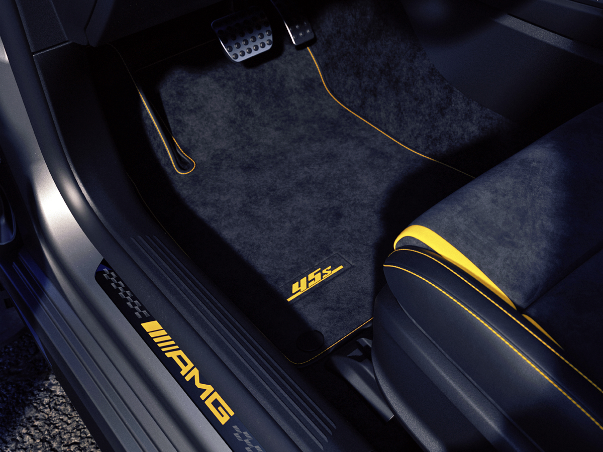 Mercedes-AMG CLA45 S Final Edition sill and mat